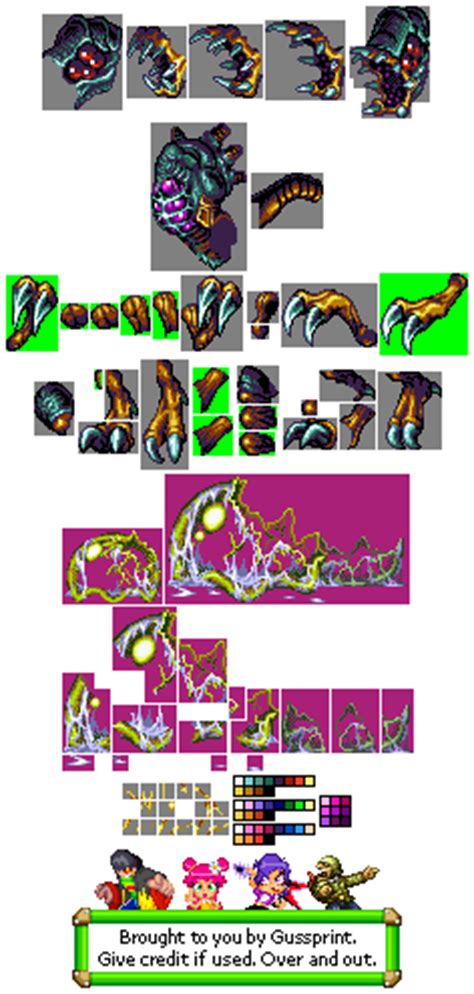 omega metroid sprite sheet